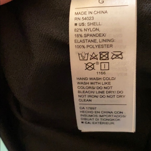 Scoop neck swim top - Picture 2 of 3